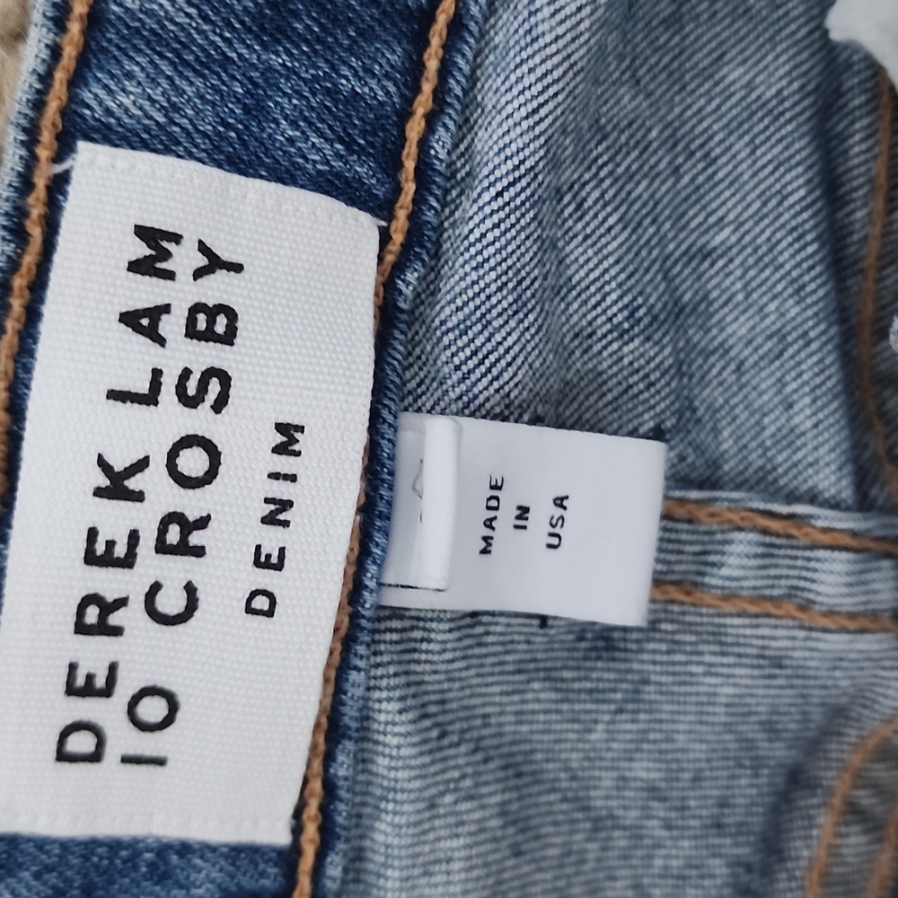 Derek Lam 10 Crosby Lucia Flare Slit Jeans. Western - Picture 5 of 8